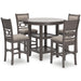 Five Star Furniture - Wrenning Counter Height Dining Table and 4 Barstools (Set of 5) image