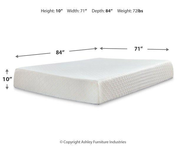 Five Star Furniture - 10 Inch Chime Memory Foam Mattress Set - Five Star Furniture & Mattress (GA)