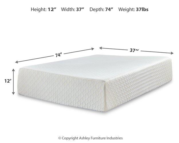 Five Star Furniture - Chime 12 Inch Memory Foam Mattress in a Box