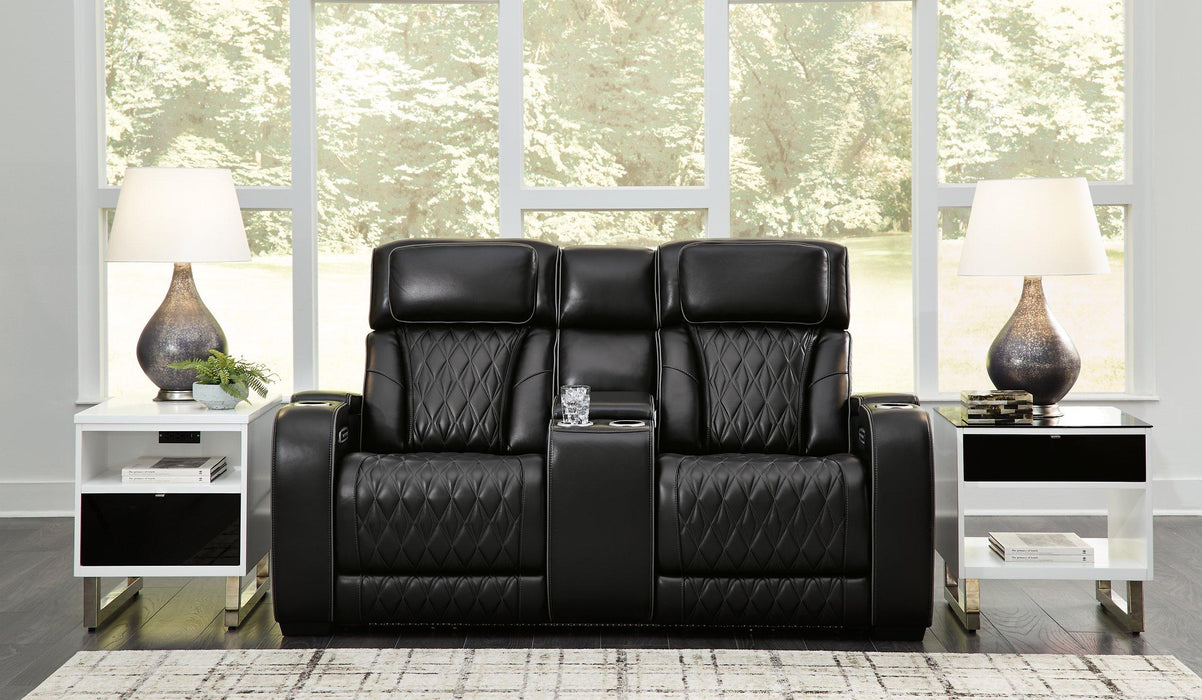 Five Star Furniture - Boyington Power Reclining Loveseat with Console - Five Star Furniture & Mattress (GA)