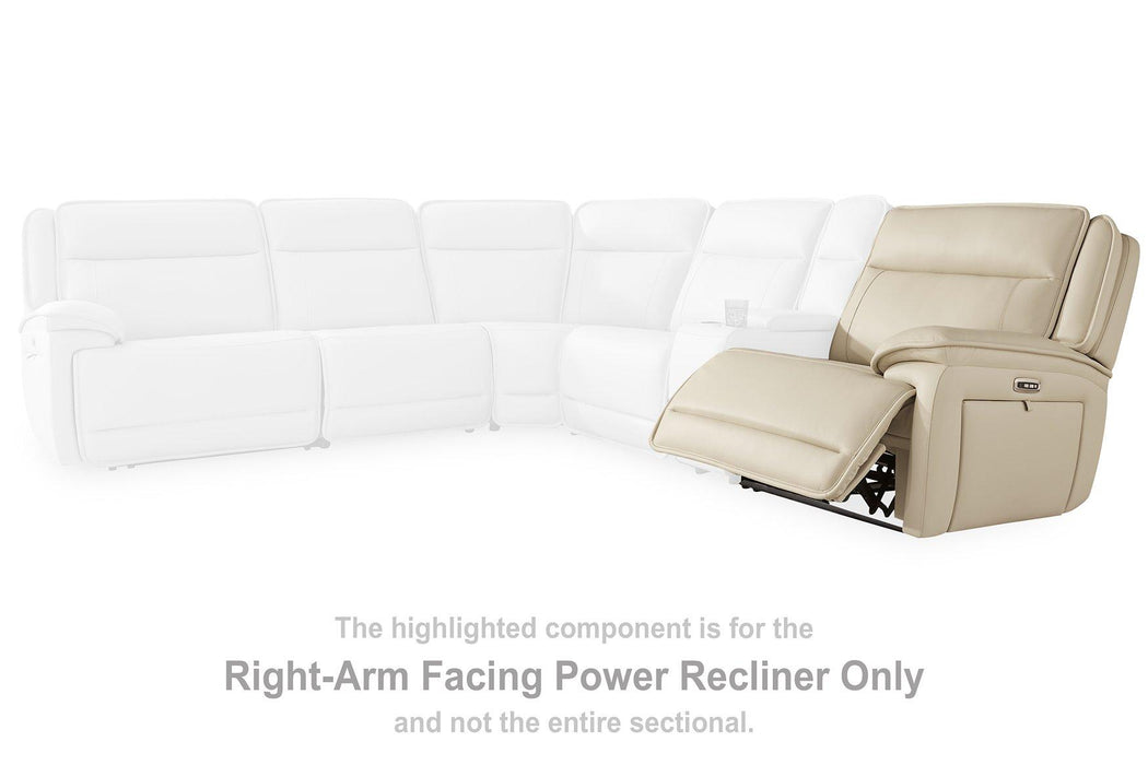 Five Star Furniture - Double Deal Reclining Sectional with 2 Consoles