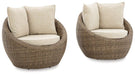 Five Star Furniture - Danson Swivel Lounge with Cushion (Set of 2) image