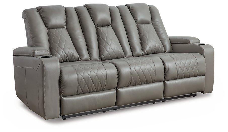 Mancin Reclining Sofa with Drop Down Table