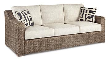 Five Star Furniture - Beachcroft Outdoor Sofa, Lounge Chairs and Fire Pit