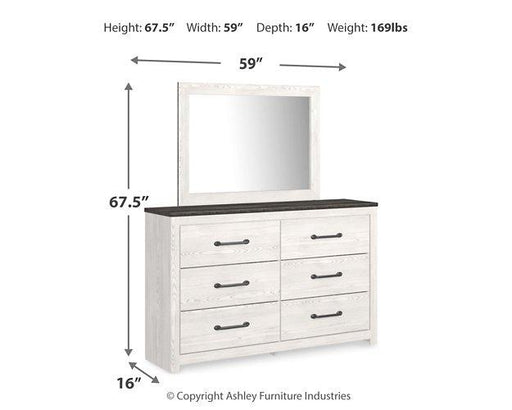 Five Star Furniture - Gerridan Dresser and Mirror - Five Star Furniture & Mattress (GA)