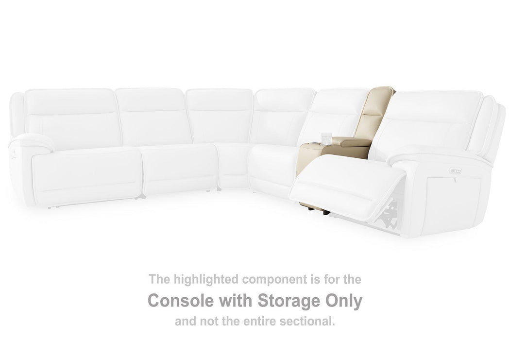 Five Star Furniture - Double Deal Reclining Sectional with 2 Consoles