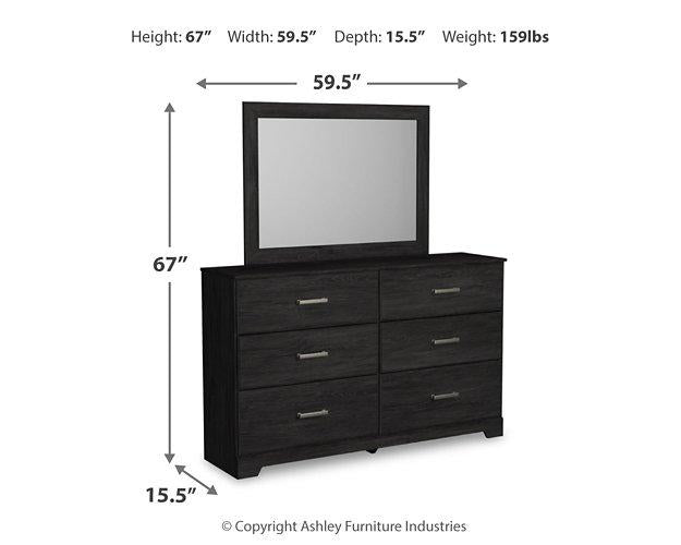 Five Star Furniture - Belachime Dresser and Mirror