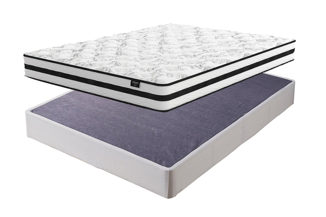 Five Star Furniture - 8 Inch Chime Innerspring Mattress Set