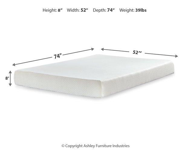 Five Star Furniture - Chime 8 Inch Memory Foam Mattress in a Box - Five Star Furniture & Mattress (GA)