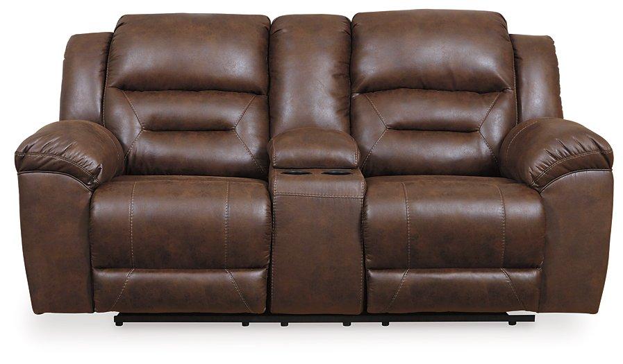 Five Star Furniture - Stoneland Reclining Loveseat with Console image