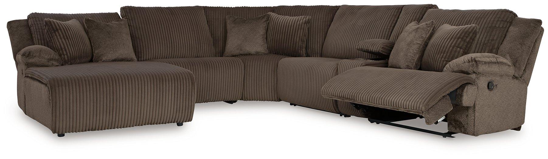 Five Star Furniture - Top Tier Reclining Sectional with Chaise - Five Star Furniture & Mattress (GA)