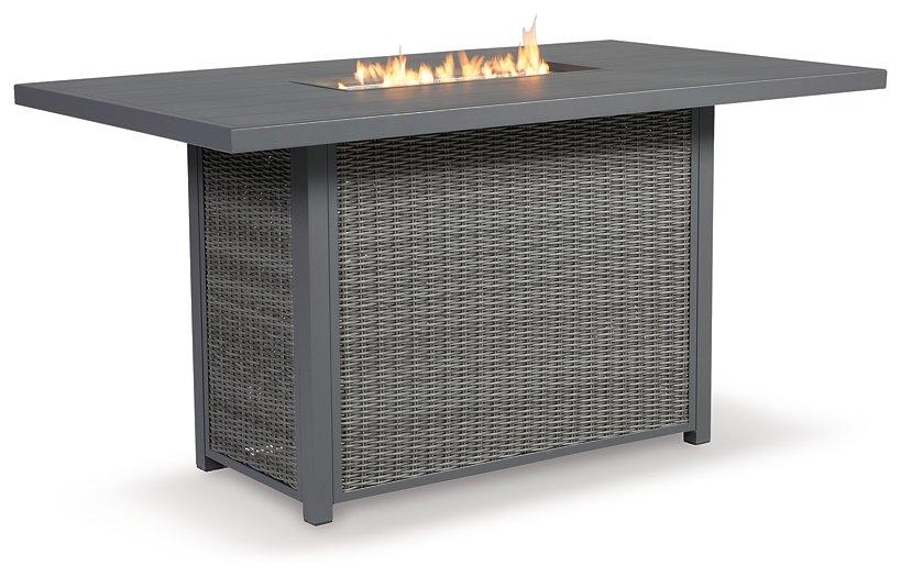 Palazzo Outdoor Bar Table with Fire Pit