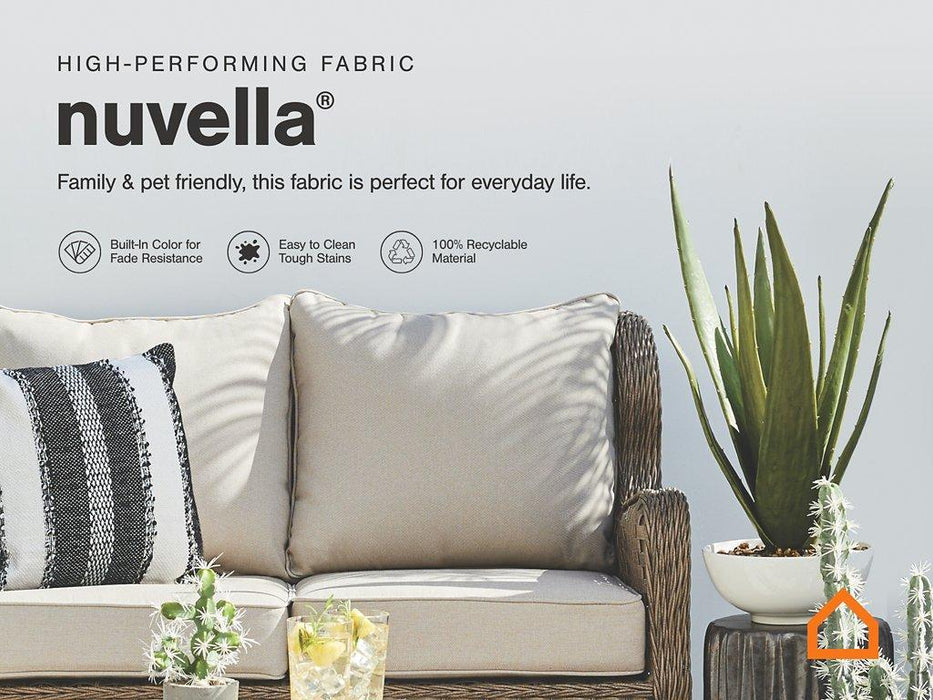 Five Star Furniture - Visola Outdoor Sofa and Loveseat Set