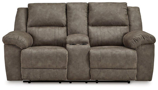 Five Star Furniture - Laresview Reclining Loveseat with Console image