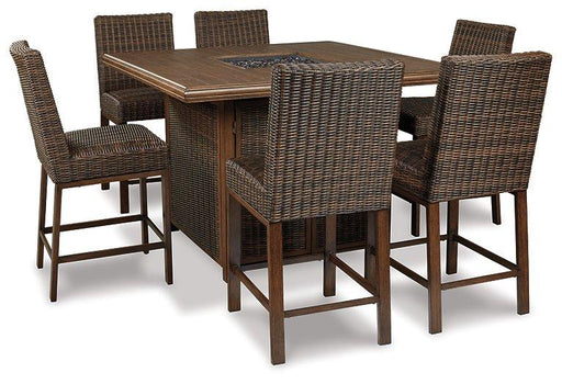 Five Star Furniture - Paradise Trail Outdoor Bar Table Set image