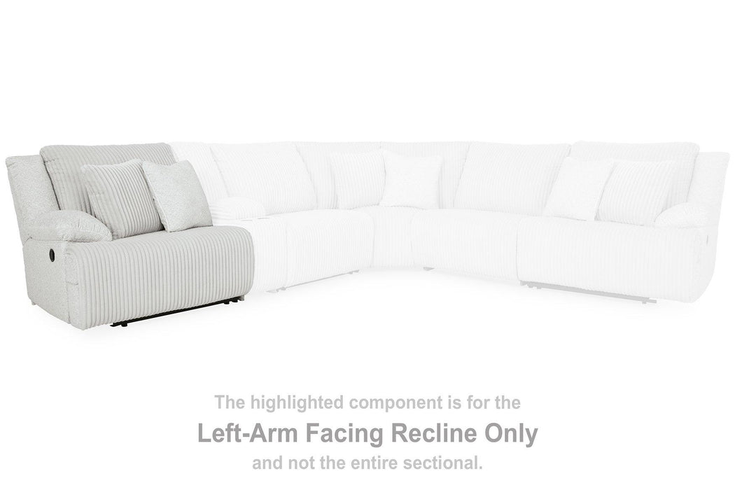 Five Star Furniture - Top Tier Reclining Sectional with Chaise