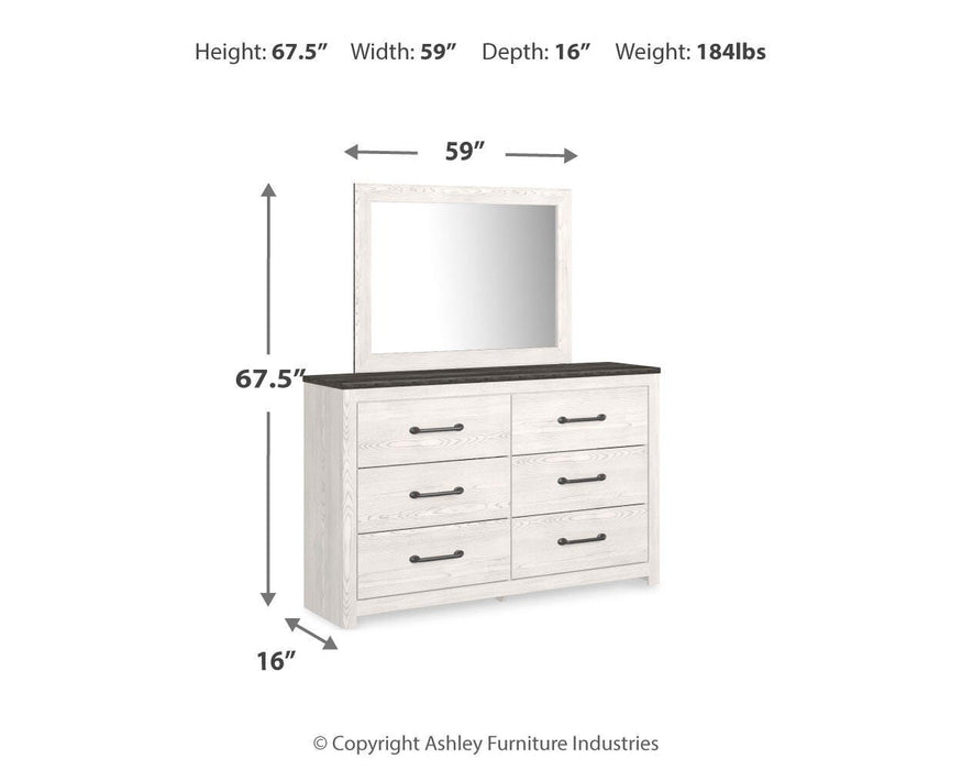 Five Star Furniture - Gerridan Dresser and Mirror