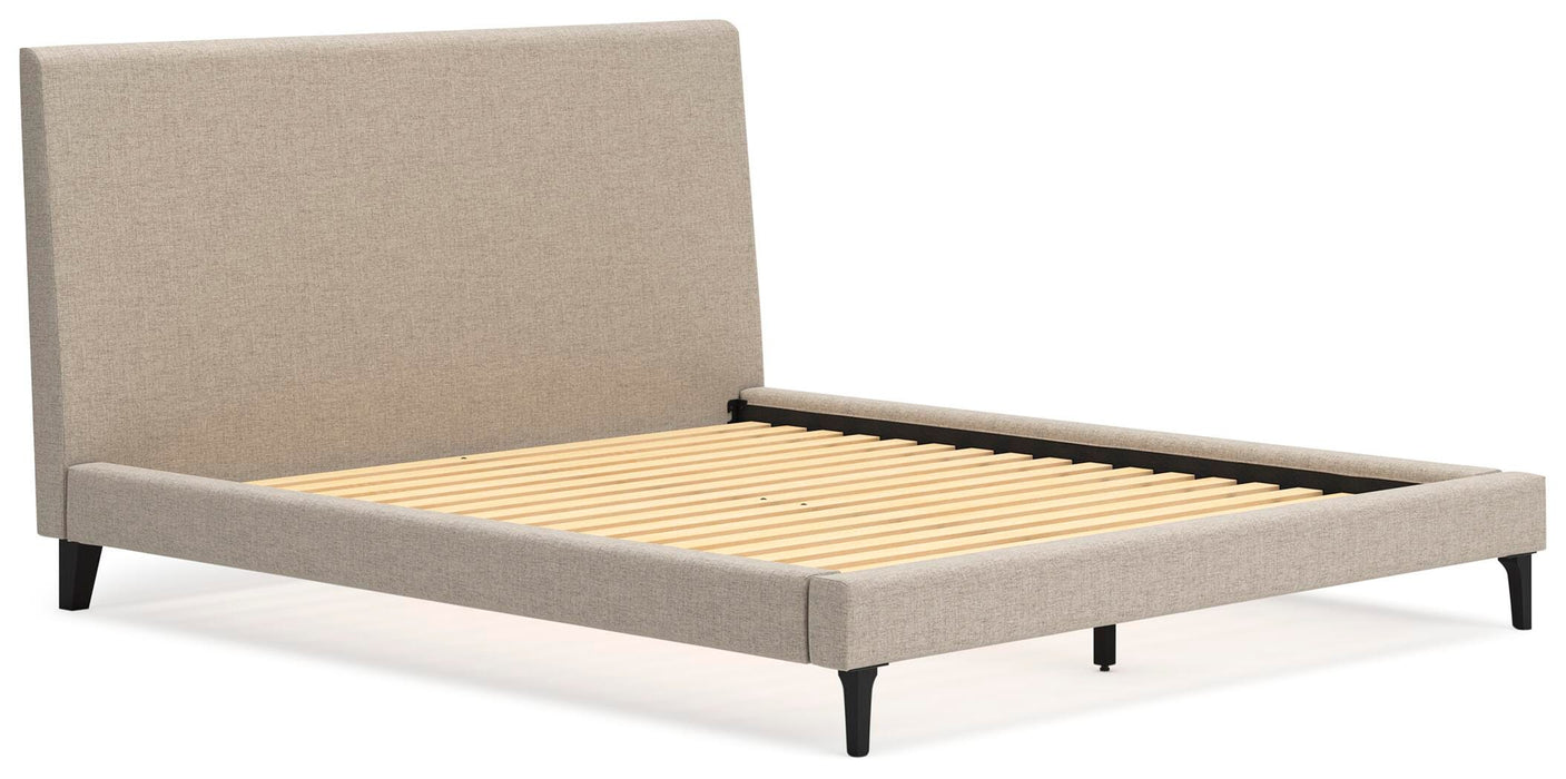 Five Star Furniture - Cielden Upholstered Bed with Roll Slats