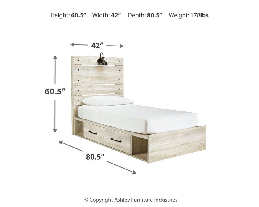 Five Star Furniture - Cambeck Bed with 2 Storage Drawers