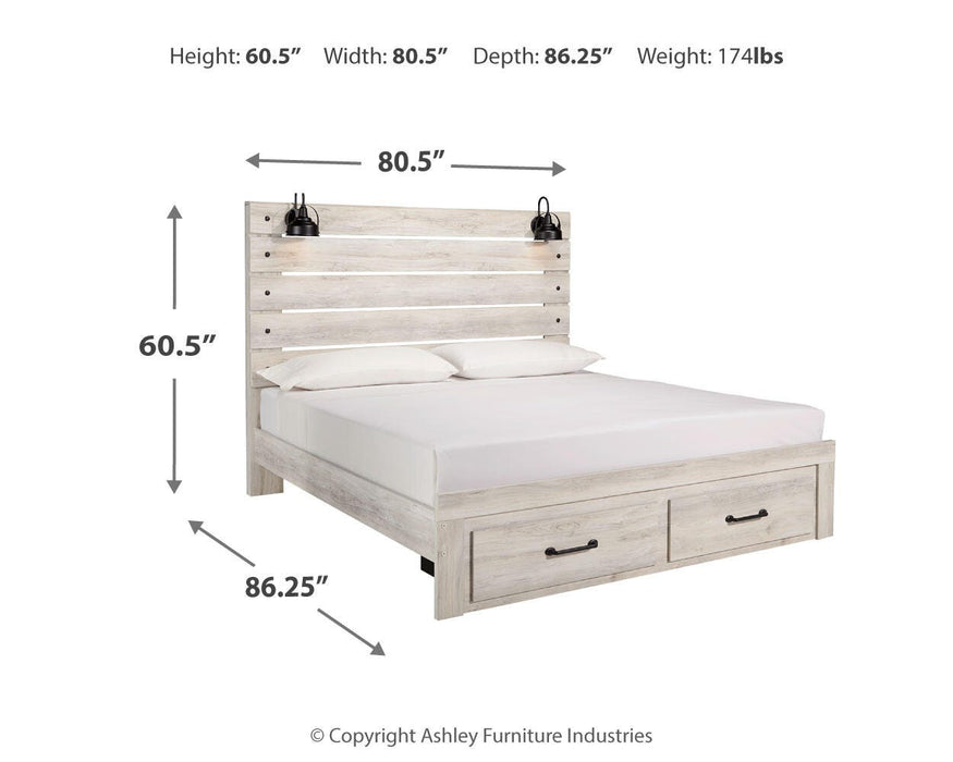 Five Star Furniture - Cambeck Bed with 2 Storage Drawers