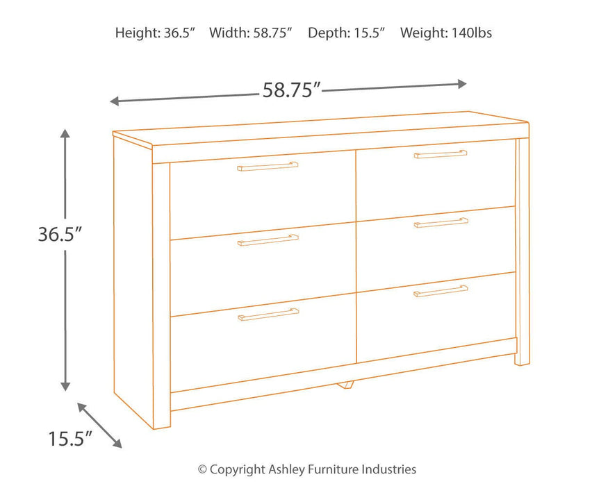 Five Star Furniture - Derekson Dresser