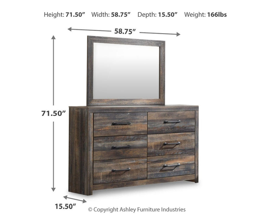 Five Star Furniture - Drystan Dresser and Mirror