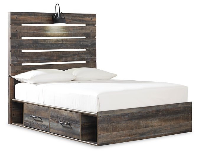 Drystan Bed with 4 Storage Drawers