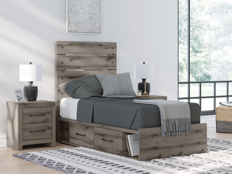 Five Star Furniture - Graystorm Bed with Storage