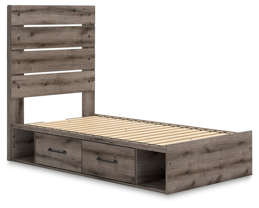 Five Star Furniture - Graystorm Bed with Storage
