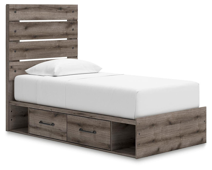 Five Star Furniture - Graystorm Bed with Storage