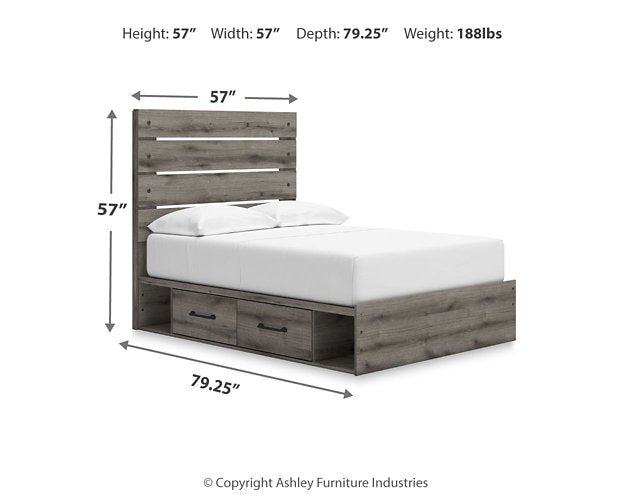 Five Star Furniture - Graystorm Bed with Storage - Five Star Furniture & Mattress (GA)