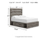 Five Star Furniture - Graystorm Bed with Storage - Five Star Furniture & Mattress (GA)