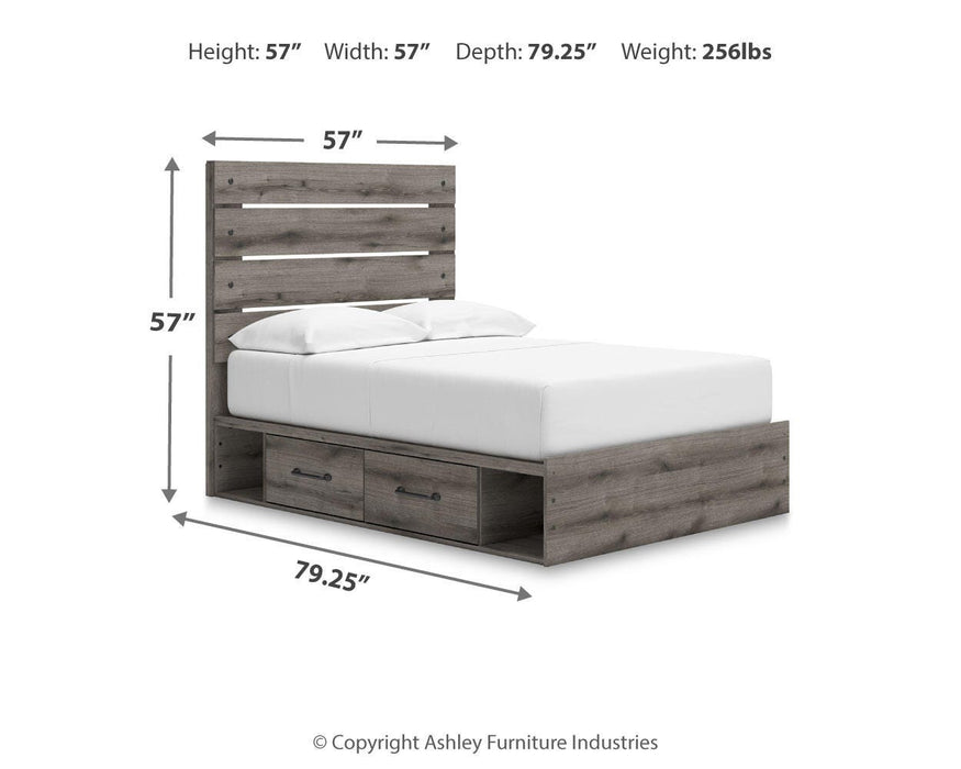 Five Star Furniture - Graystorm Bed with Storage