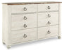 Five Star Furniture - Willowton Dresser image