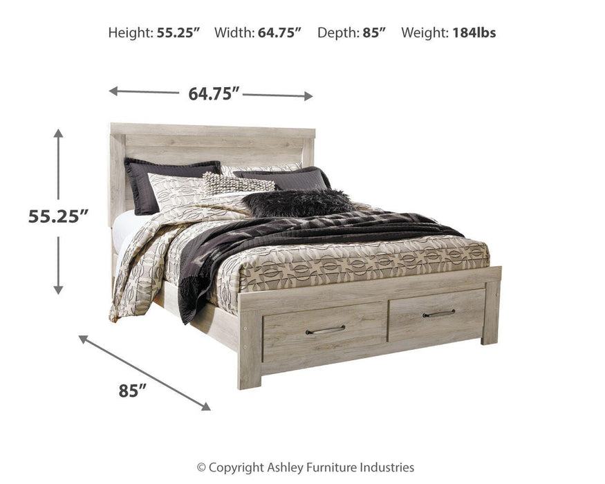 Five Star Furniture - Bellaby Bed with 2 Storage Drawers