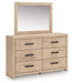 Five Star Furniture - Sanginlane Dresser and Mirror image