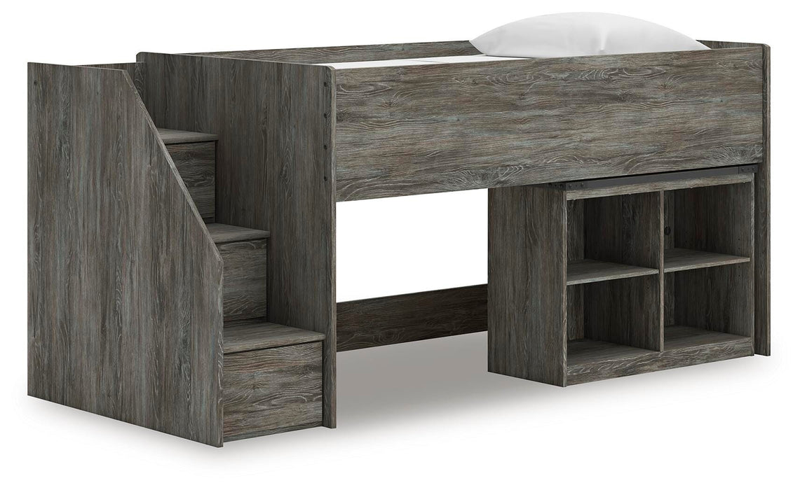 Five Star Furniture - Frandern Loft Bed with Bookcase Storage