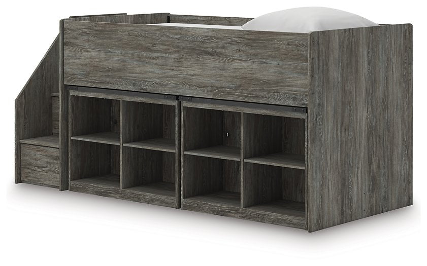 Five Star Furniture - Frandern Loft Bed with Bookcase Storage