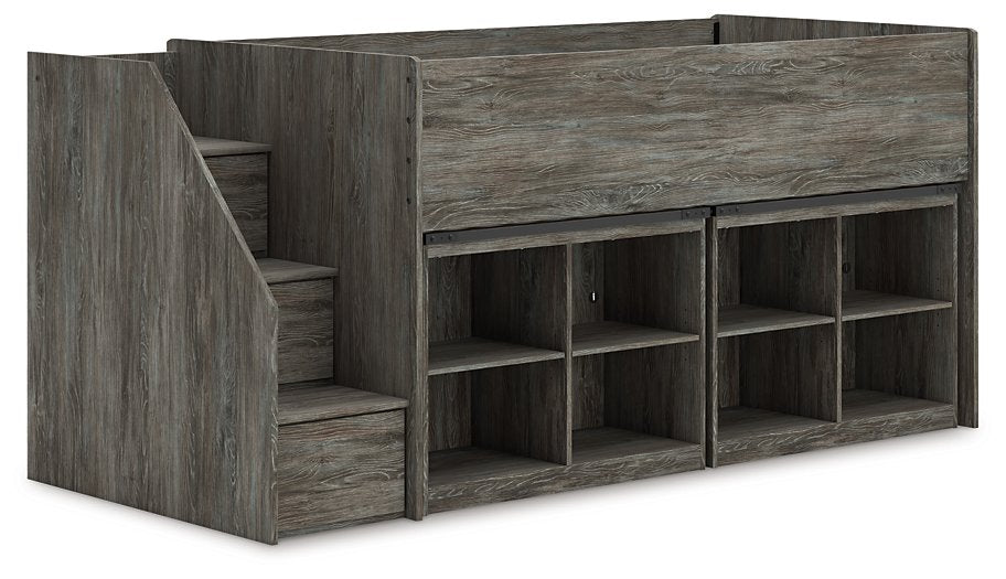 Five Star Furniture - Frandern Loft Bed with Bookcase Storage