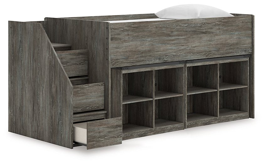 Five Star Furniture - Frandern Loft Bed with Bookcase Storage