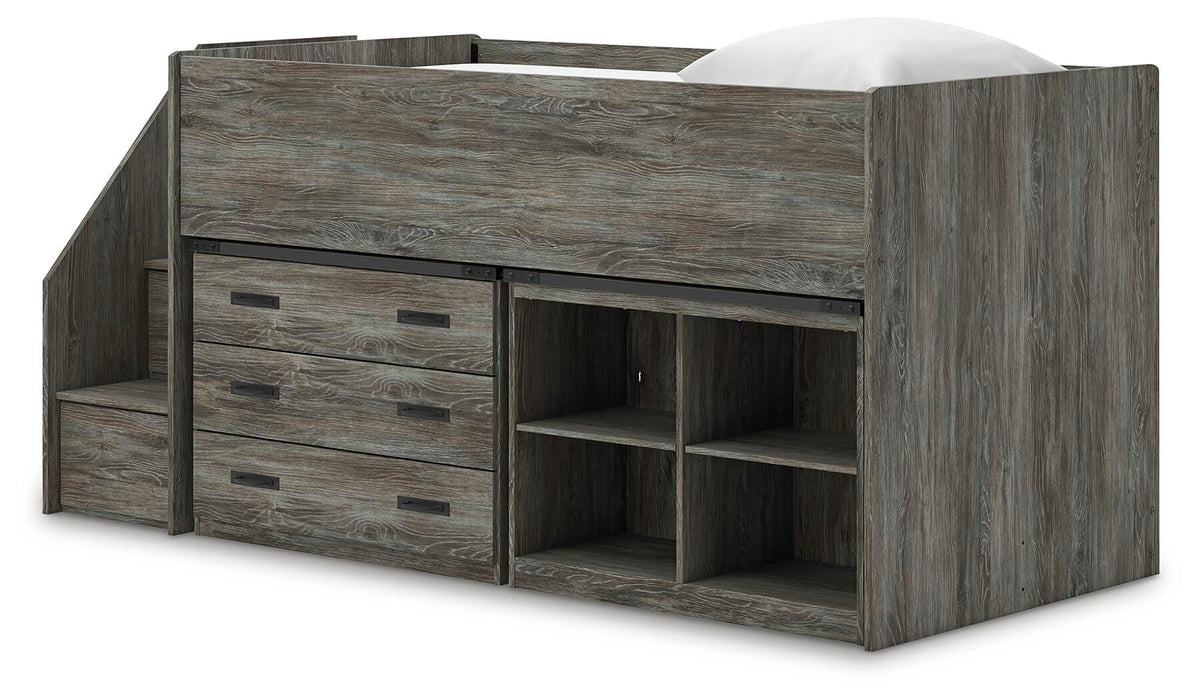 Five Star Furniture - Frandern Loft Bed with Bookcase and Drawer Storage