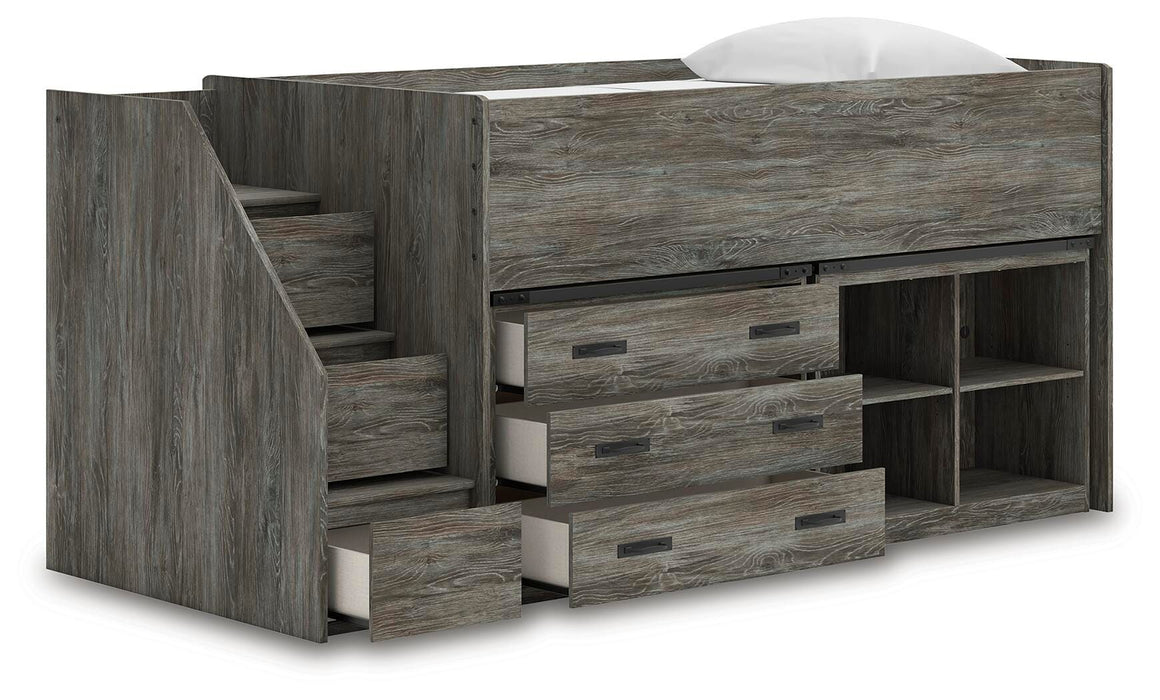 Five Star Furniture - Frandern Loft Bed with Bookcase and Drawer Storage