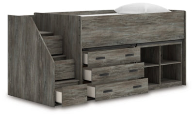 Five Star Furniture - Frandern Loft Bed with Bookcase and Drawer Storage - Five Star Furniture & Mattress (GA)