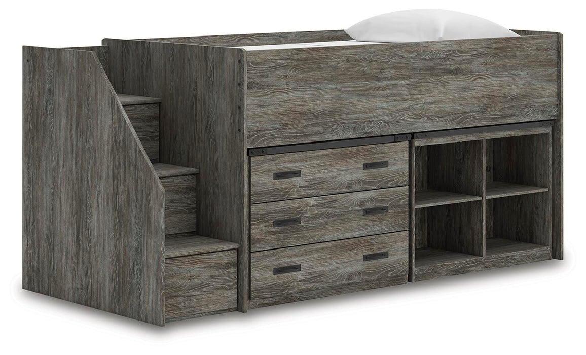 Five Star Furniture - Frandern Loft Bed with Bookcase and Drawer Storage