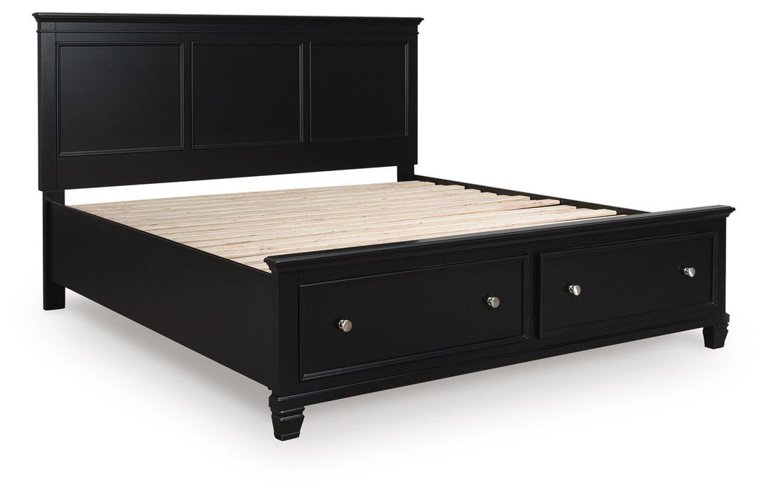Five Star Furniture - Lanolee Panel Storage Bed