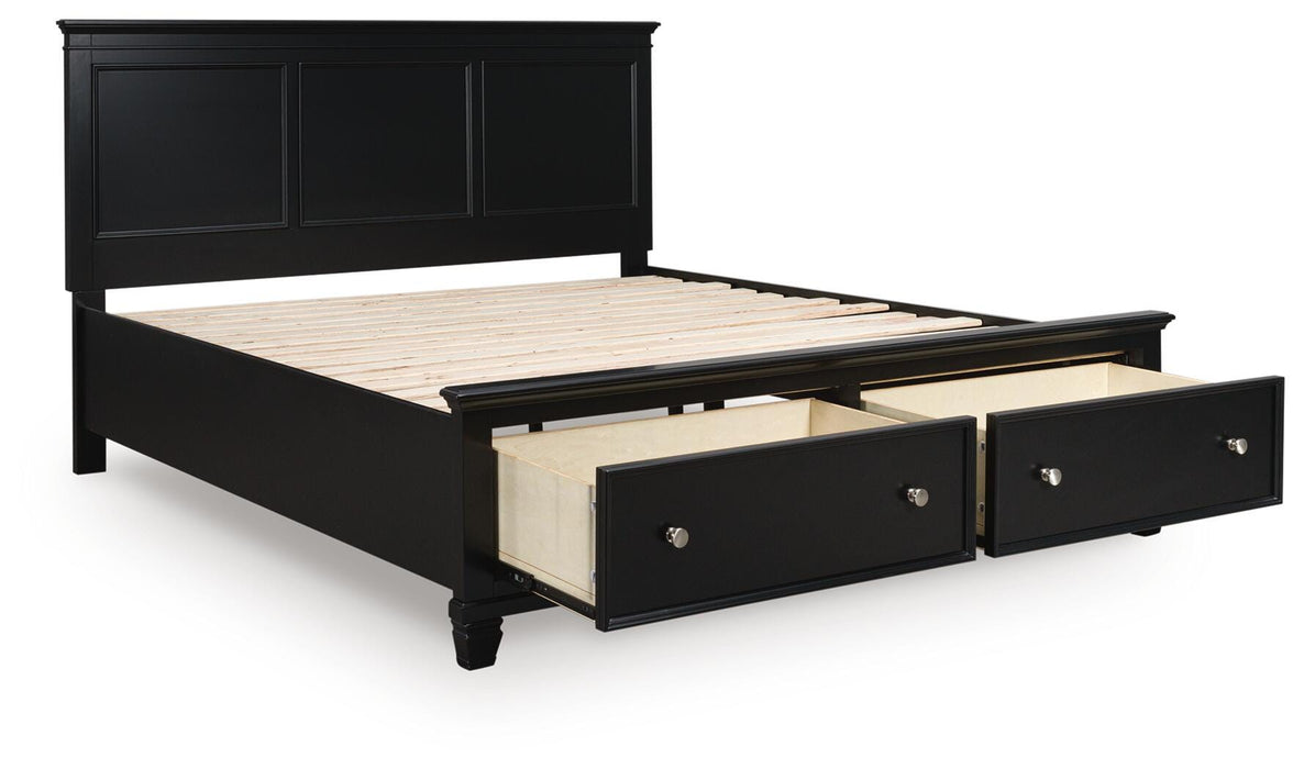 Five Star Furniture - Lanolee Panel Storage Bed