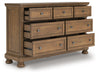 Five Star Furniture - Feddinger Dresser and Mirror - Five Star Furniture & Mattress (GA)