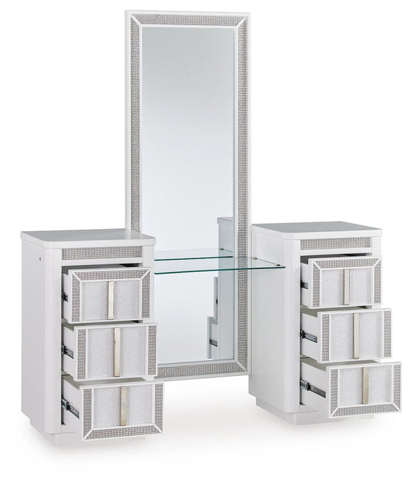 Five Star Furniture - Chalanna Vanity with Mirror