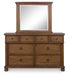 Five Star Furniture - Chadworth Dresser and Mirror - Five Star Furniture & Mattress (GA)