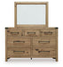 Five Star Furniture - Ridgester Dresser and Mirror - Five Star Furniture & Mattress (GA)